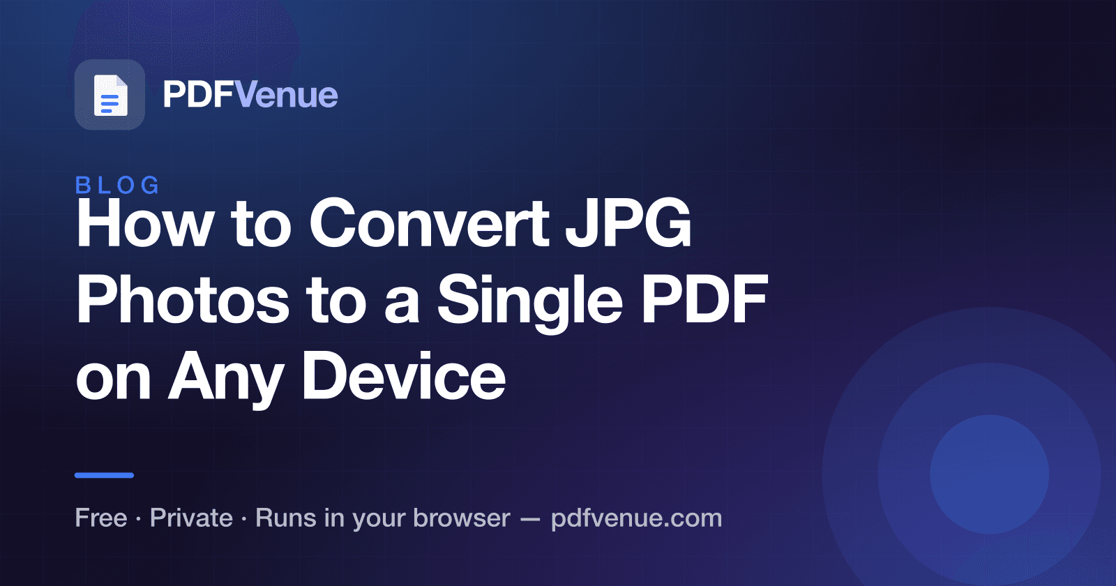 Illustration for a guide on converting JPG images to PDF