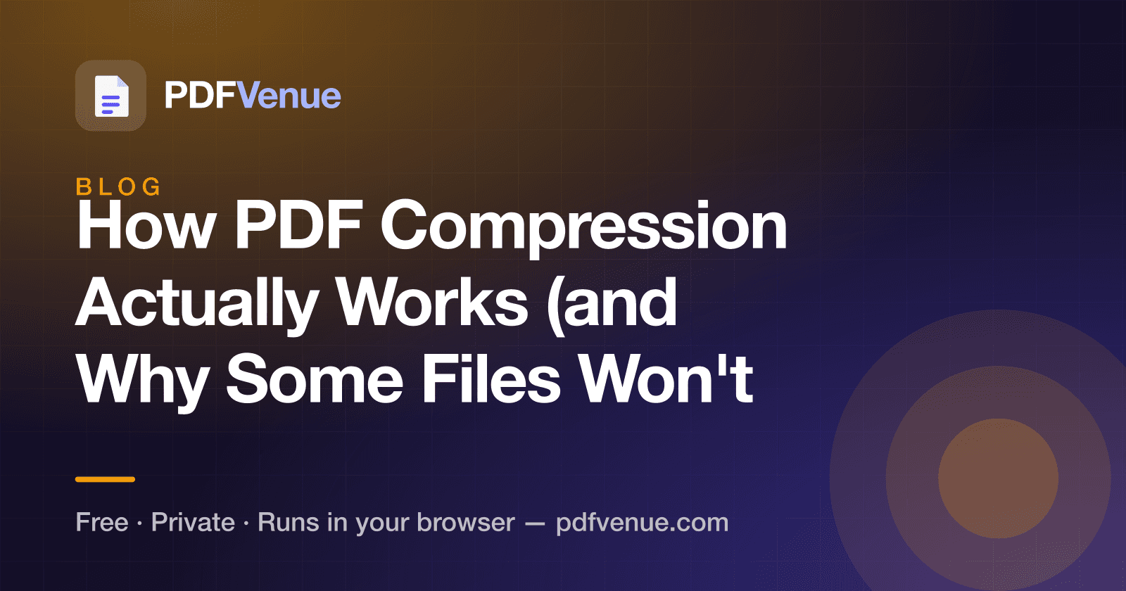 Illustration for an explainer on PDF compression